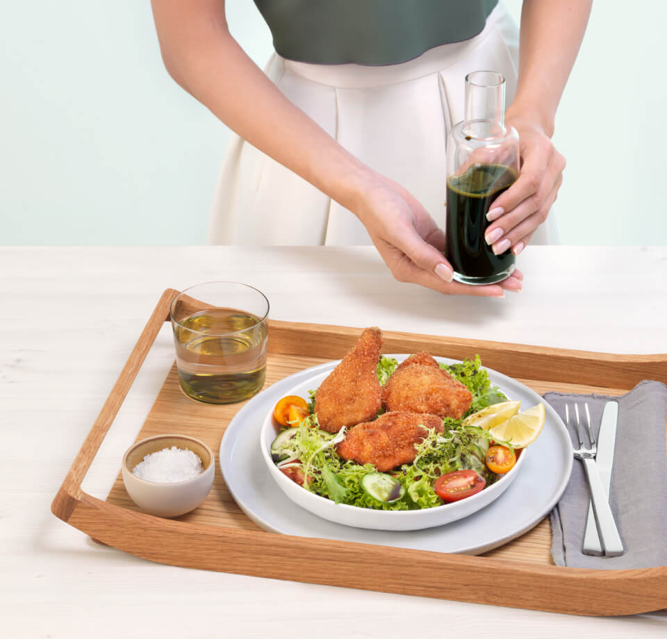 Backhendlsalat